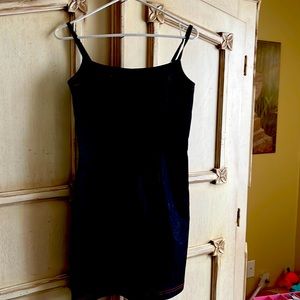 Guess black denim dress
